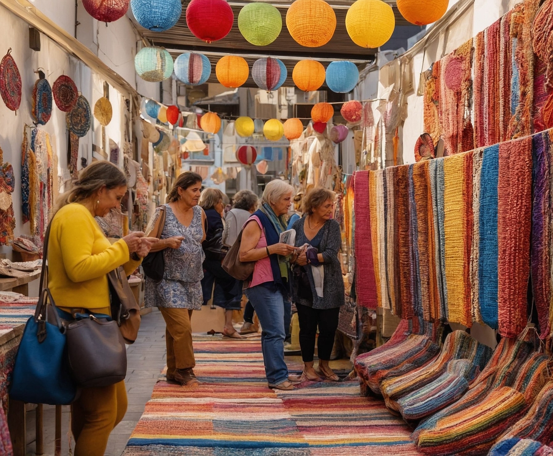 Ventas exitosas en feria artesanal.